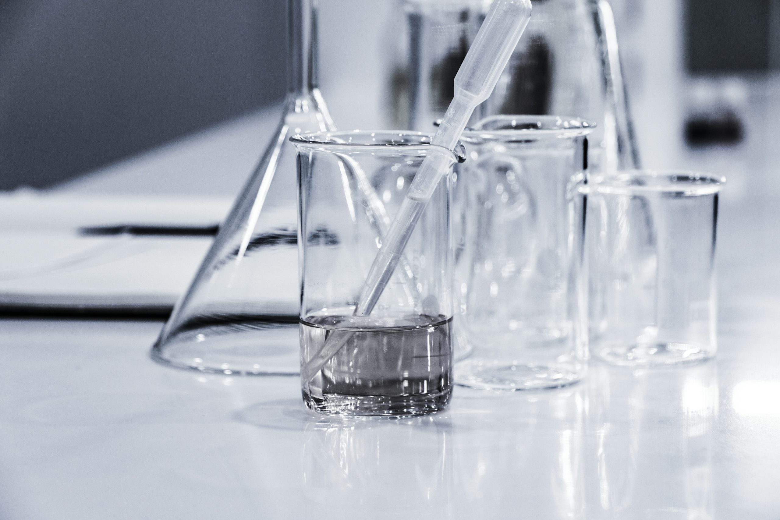Pharmaceutical research scientist at work