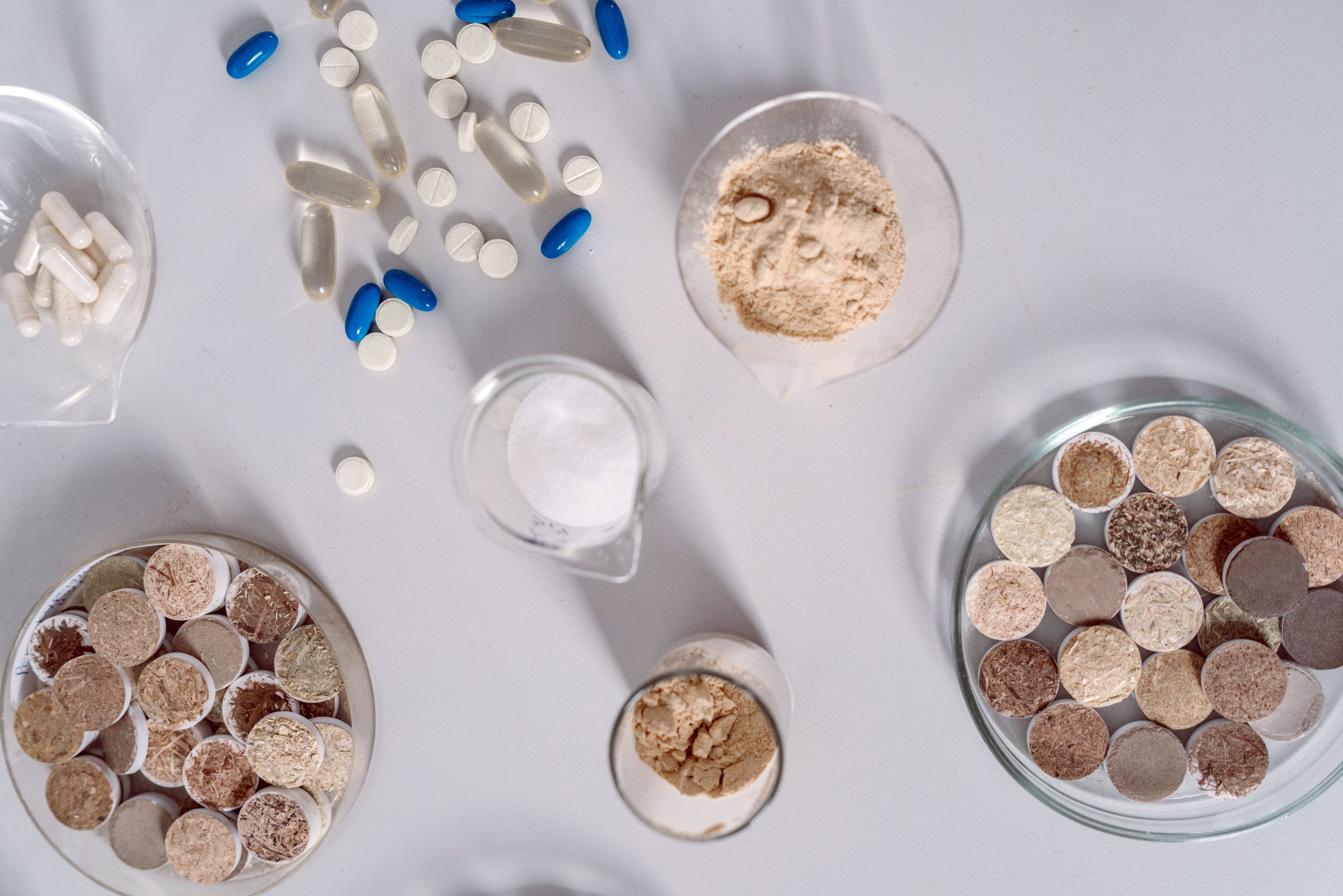 Pharmaceutical formulation development with medicines and powders